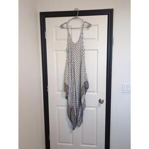 One size asymmetrical boho maxi dress